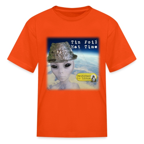 Tin Foil Hat Time (Earth) - Kids' T-Shirt