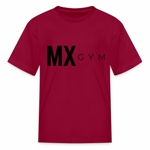 MX Gym Minimal Long Black - Kids' T-Shirt