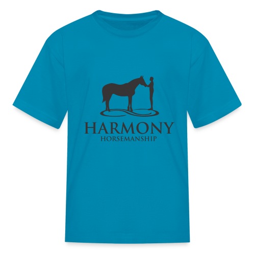 Harmony Horsemanship Blac - Kids' T-Shirt