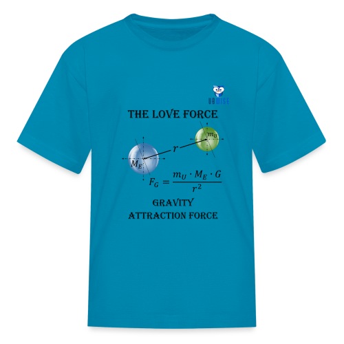 Newton Gravity MuMeG with UBWise logo - Kids' T-Shirt