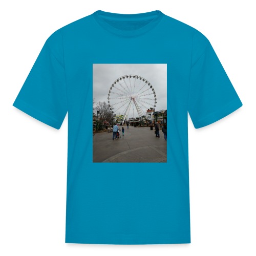 The Wheel from The Island in Pigeon Forge. - Kids' T-Shirt
