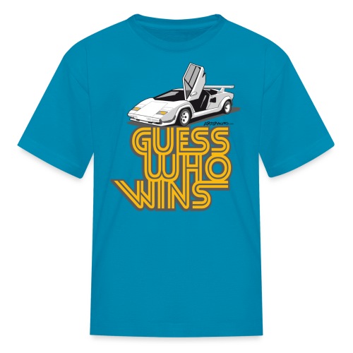 Italian Sportscar Guess Who Wins - Kids' T-Shirt
