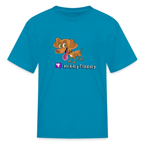 HobbyFlappy with Text - Kids' T-Shirt