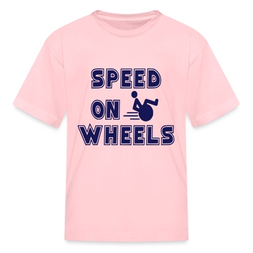 Speed on wheels for real fast wheelchair users - Kids' T-Shirt