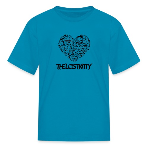 The Lost Kitty Musical Heart - Kids' T-Shirt