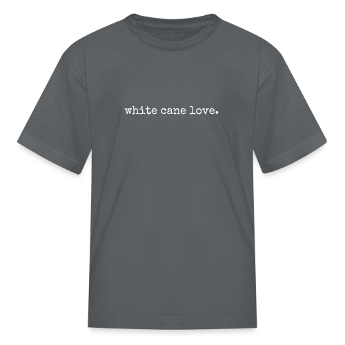 white cane love. By CAOMS - Kids' T-Shirt