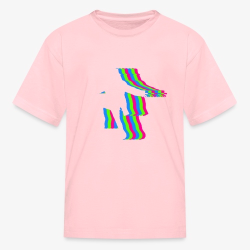 silhouette rainbow cut 1 - Kids' T-Shirt