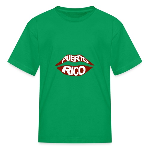 Puerto Rico Lips - Kids' T-Shirt