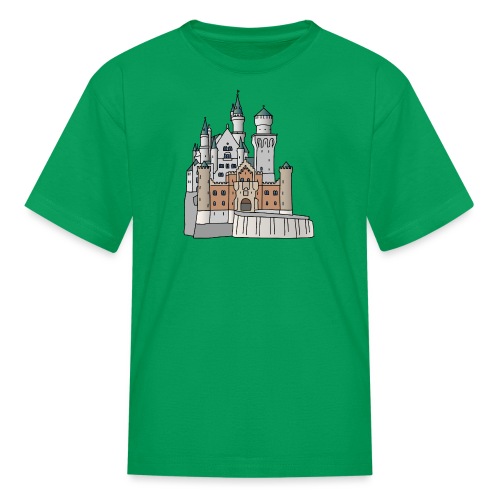 Neuschwanstein Castle, Bavaria - Kids' T-Shirt
