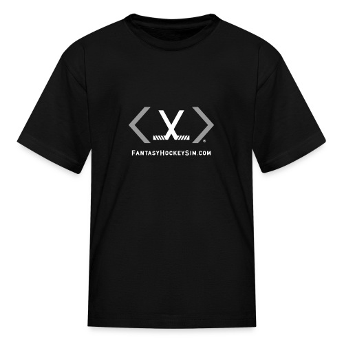 FantasyHockeySim.com Logo - Kids' T-Shirt