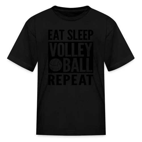 Eat Sleep Volleyball Repeat - Kids' T-Shirt