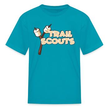 Trail Scouts Mellows - Kid's T-Shirt - turquoise - Front