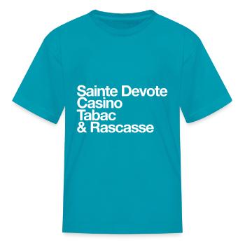 Corners Monaco - Kid's T-Shirt - turquoise - Front