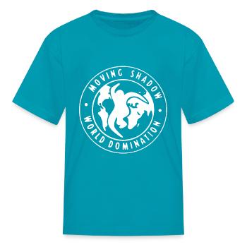 Moving Shadow - Kid's T-Shirt - turquoise - Front