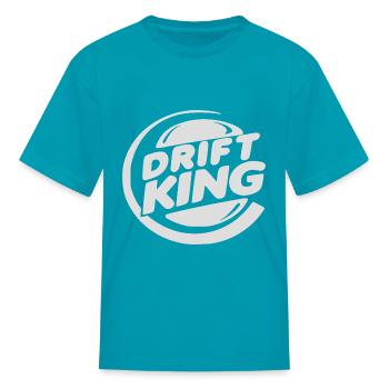 Roi de la dérive - T-shirt Enfant - turquoise - Devant