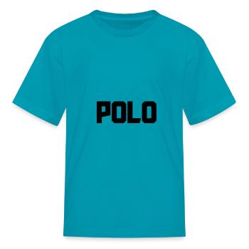 polo - Kid's T-Shirt - turquoise - Front