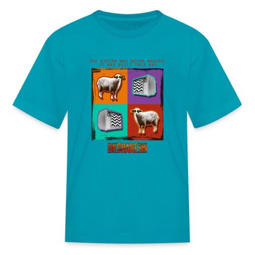 Sheep TV (The System Was Never Broken) - Kid's T-Shirt
