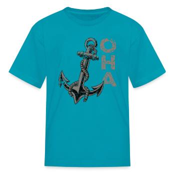 Oha Anchor North German Panic Attack - Kid's T-Shirt - turquoise - Front