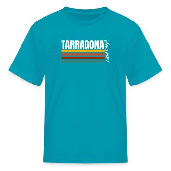 Bandera Independentista Catalana Estelada Negra - Kid's T-Shirt - turquoise - Front