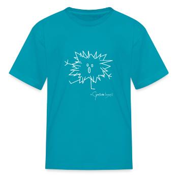 Woolly Beastie spiky - Bestiolus Spinosus - Kid's T-Shirt - turquoise - Front