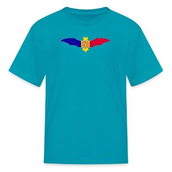 Andorran Bat - Kid's T-Shirt - turquoise - Front