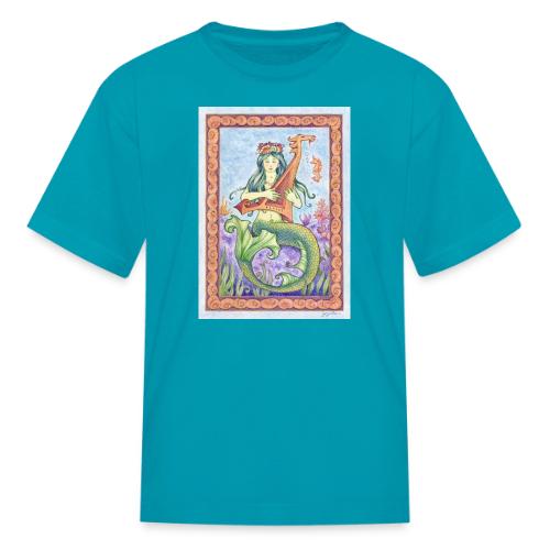 Mermaid Musician - Kid's T-Shirt