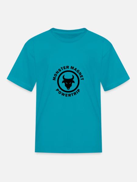 Monster Magnet logo - Kid's T-Shirt - turquoise