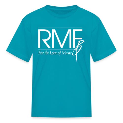 RMF White Logo - Kid's T-Shirt