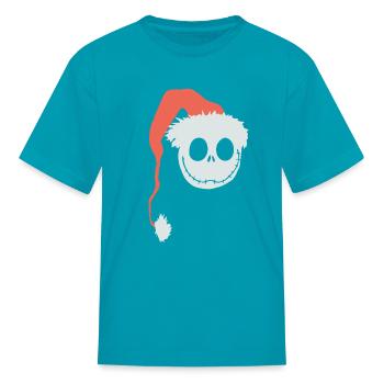 New Nightmare Before Christmas Jack Skellington - Kid's T-Shirt - turquoise - Front