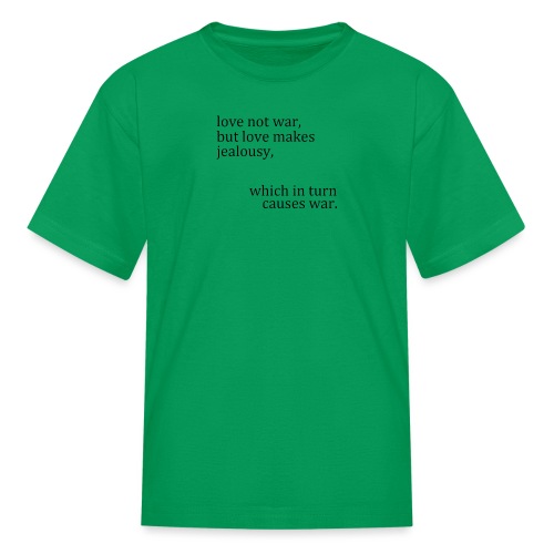 love not war - Kids' T-Shirt