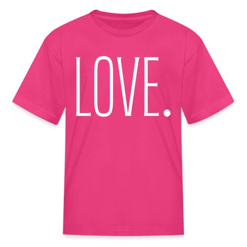 Smoon City_Just Text 6 Love Thin White - Kid's T-Shirt