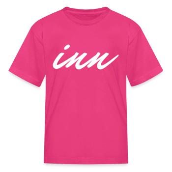 T-shirts Design LOGO"inn" - Kid's T-Shirt - fuchsia - Front