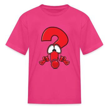 QUESTION MARK CHARACTER - Kid's T-Shirt - fuchsia - Front