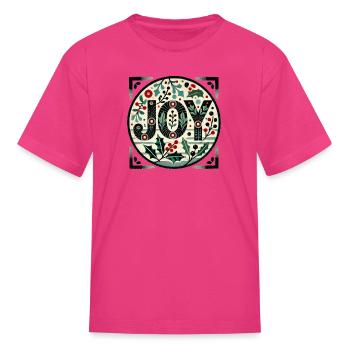 Joy - Kid's T-Shirt - fuchsia - Front