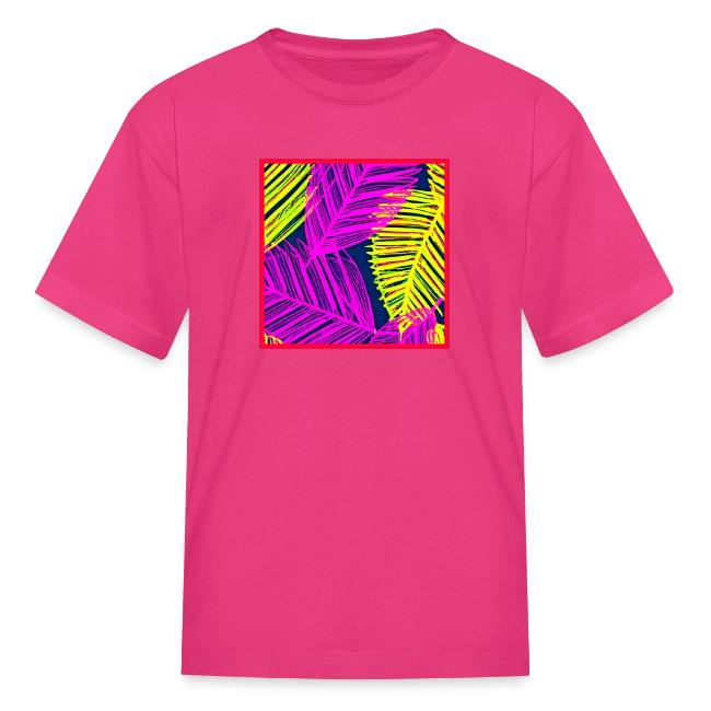 Neon Leaf Delight Chromatic Art