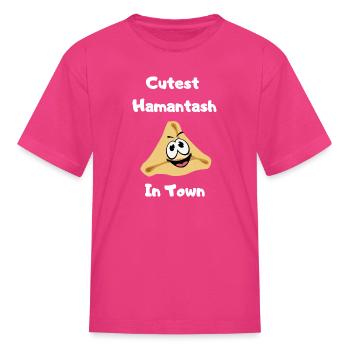 Cutest Hamantash In Town - Kid's T-Shirt - fuchsia - Front
