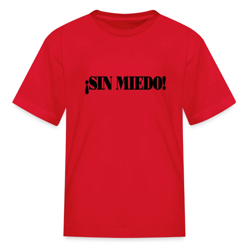 Live Without Fear Spanish Puerto Rico Sin Miedo - Kids' T-Shirt