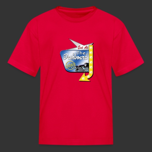 The Dashboard Diner Square Logo - Kids' T-Shirt