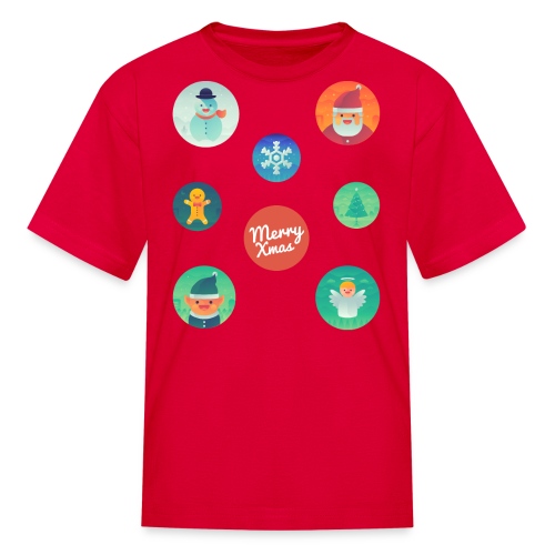 Ugly Christmas Sticker Pack - Kids' T-Shirt