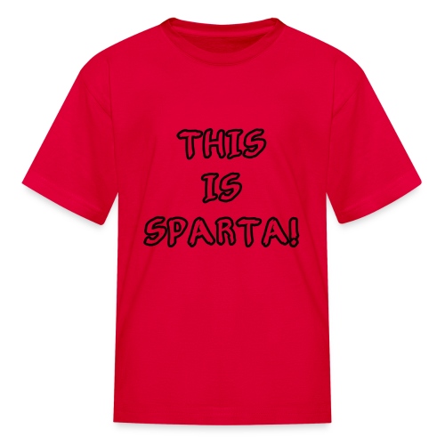 This is Sparta black - Kids' T-Shirt