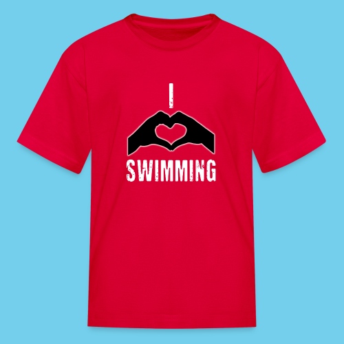 I heart swimming - Kids' T-Shirt