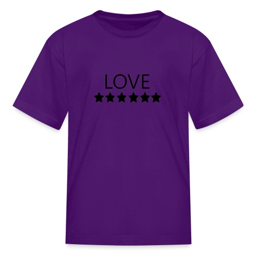 LOVE (Black font) - Kids' T-Shirt