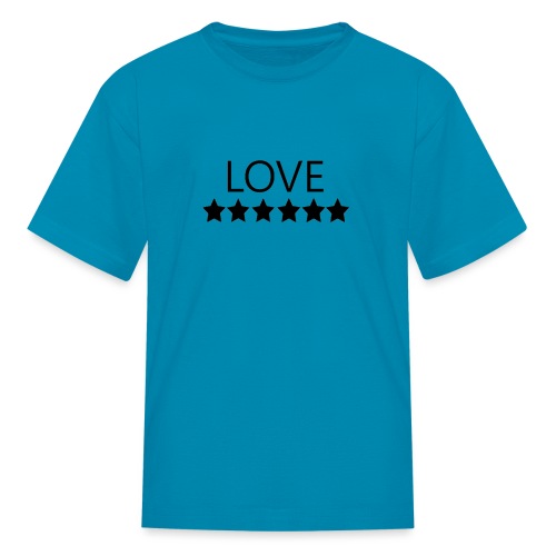 LOVE (Black font) - Kids' T-Shirt