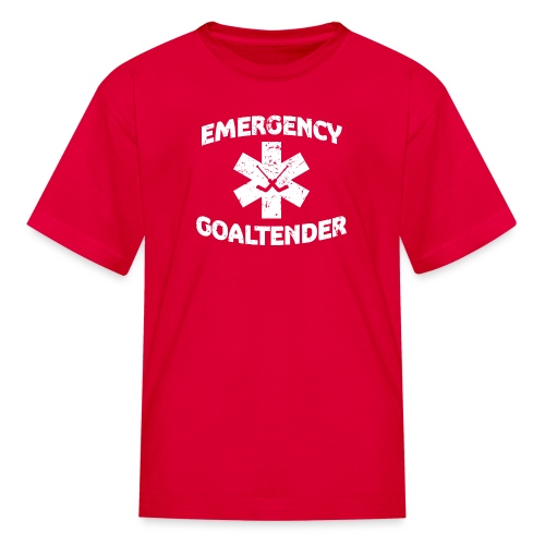 Emergency Goaltender - Kids' T-Shirt