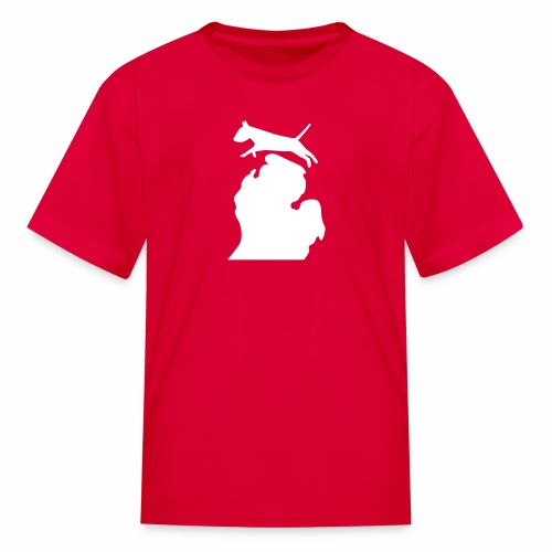Bull terrier michigan - Kids' T-Shirt
