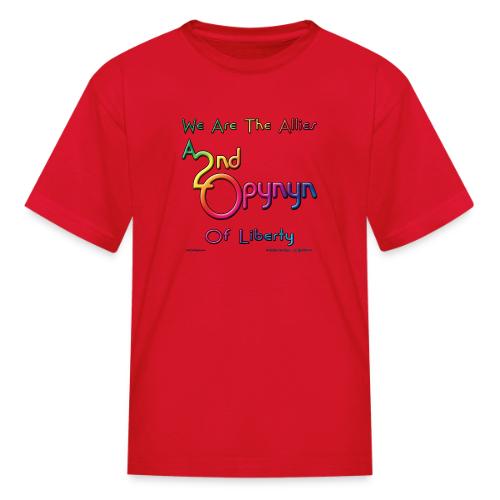 Allies of Liberty are Everywhere (Front/Back) - Kid's T-Shirt