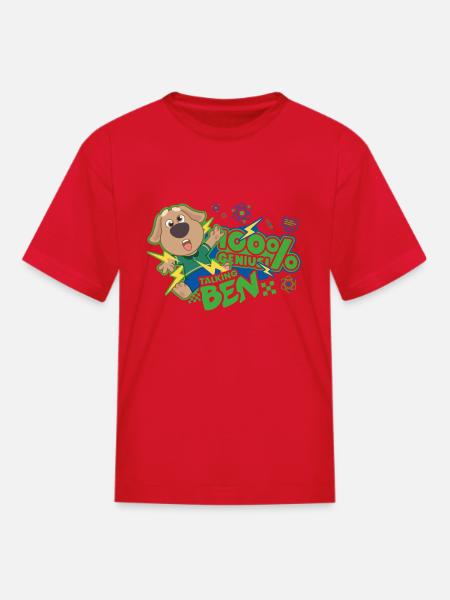 Talking Ben 100% Genius - Kid's T-Shirt - red
