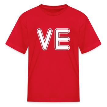 VE Love Valentine's Day Couple - Kid's T-Shirt - red - Front