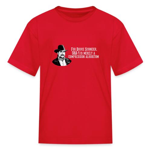 Bruce Schneier Fact #16 - Kid's T-Shirt