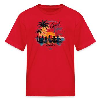 Togetherness  - Kid's T-Shirt - red - Front